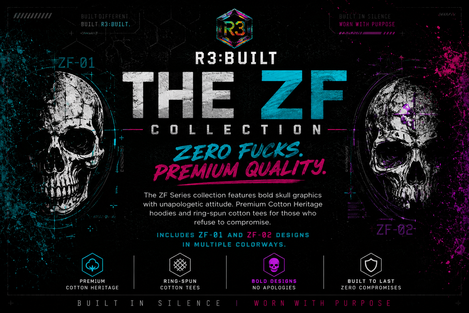 ZERO F*CKS (ZF SERIES)